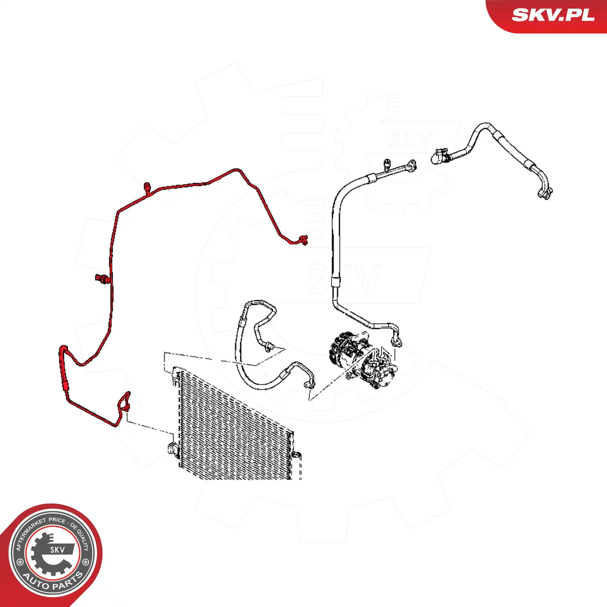 High/Low-pressure Line, air conditioning